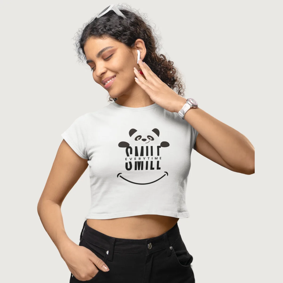 Smile Crop Top