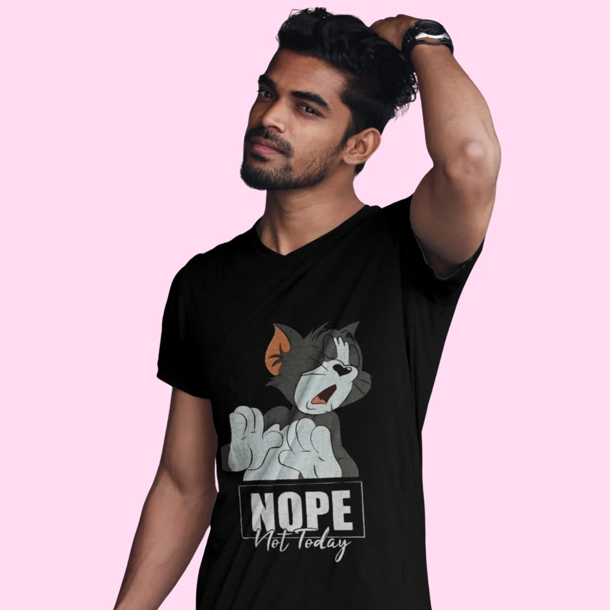 "Nope, Not Today" Graphic T-Shirt - Image 2