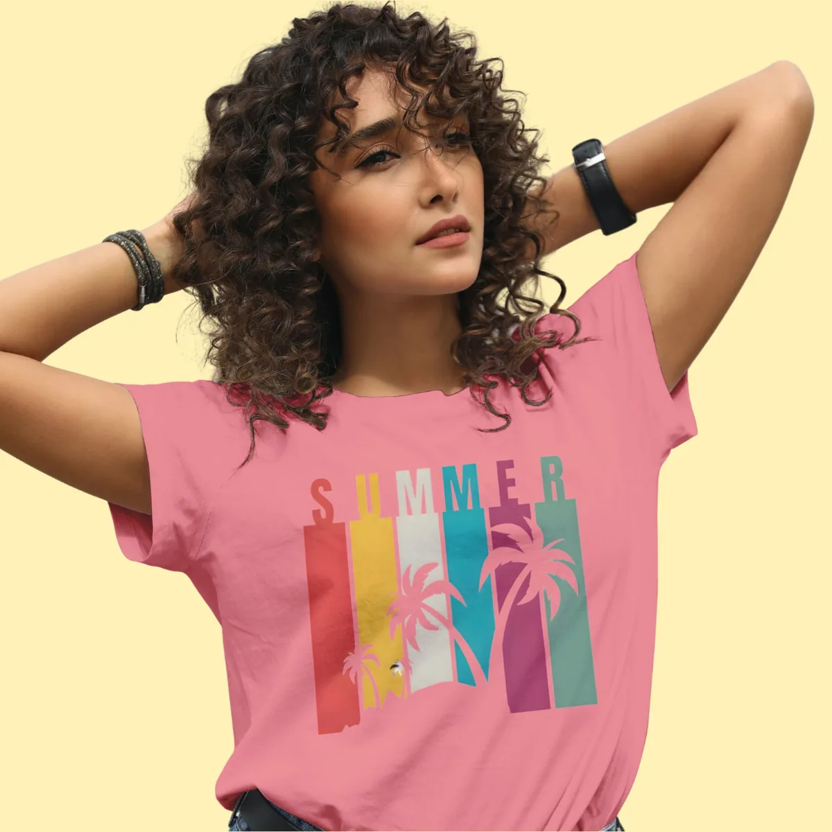 Summer Vibes Women's Crop Top - Image 2