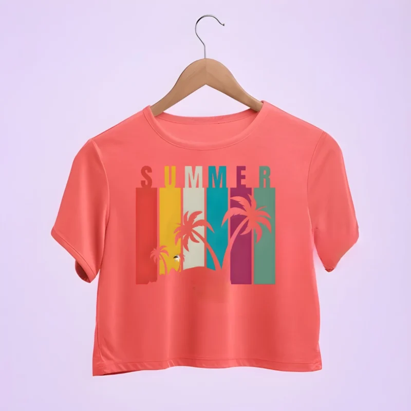 Summer Vibes Women's Crop Top