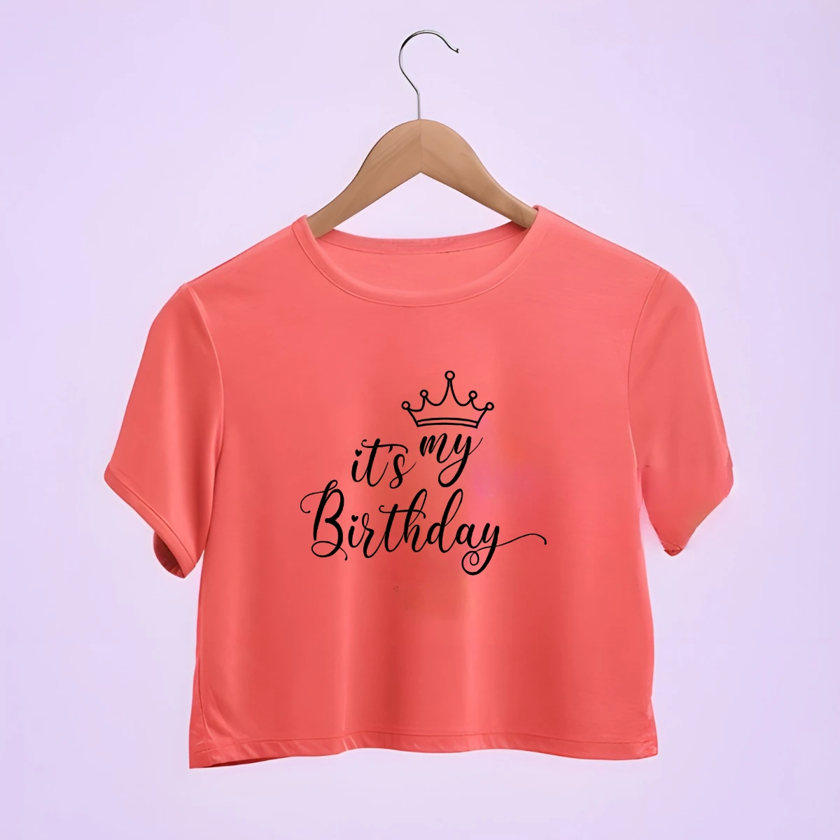 "It’s My Birthday" Women's Crop Top - Image 2