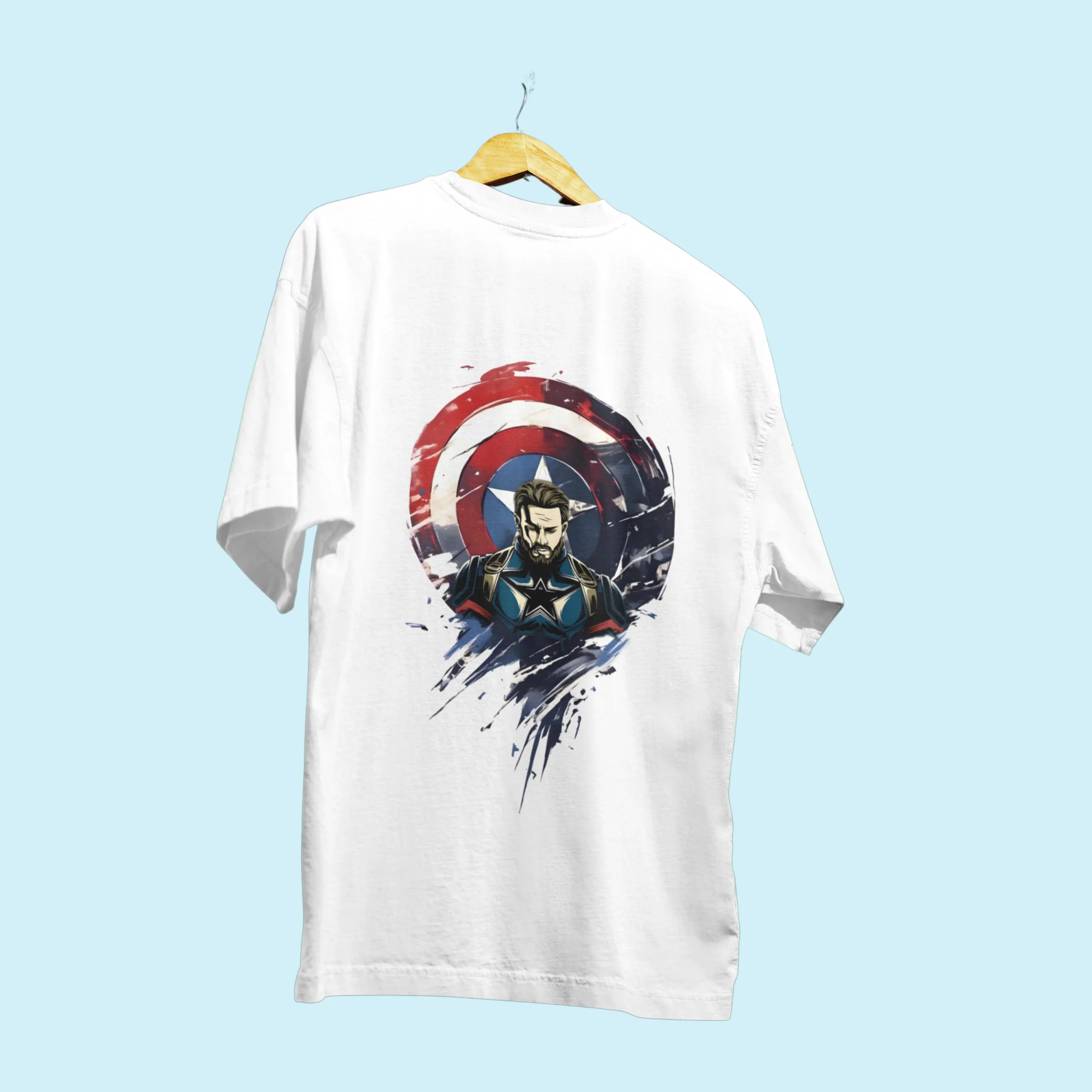 Captain America Oversized T-Shirt - Image 2