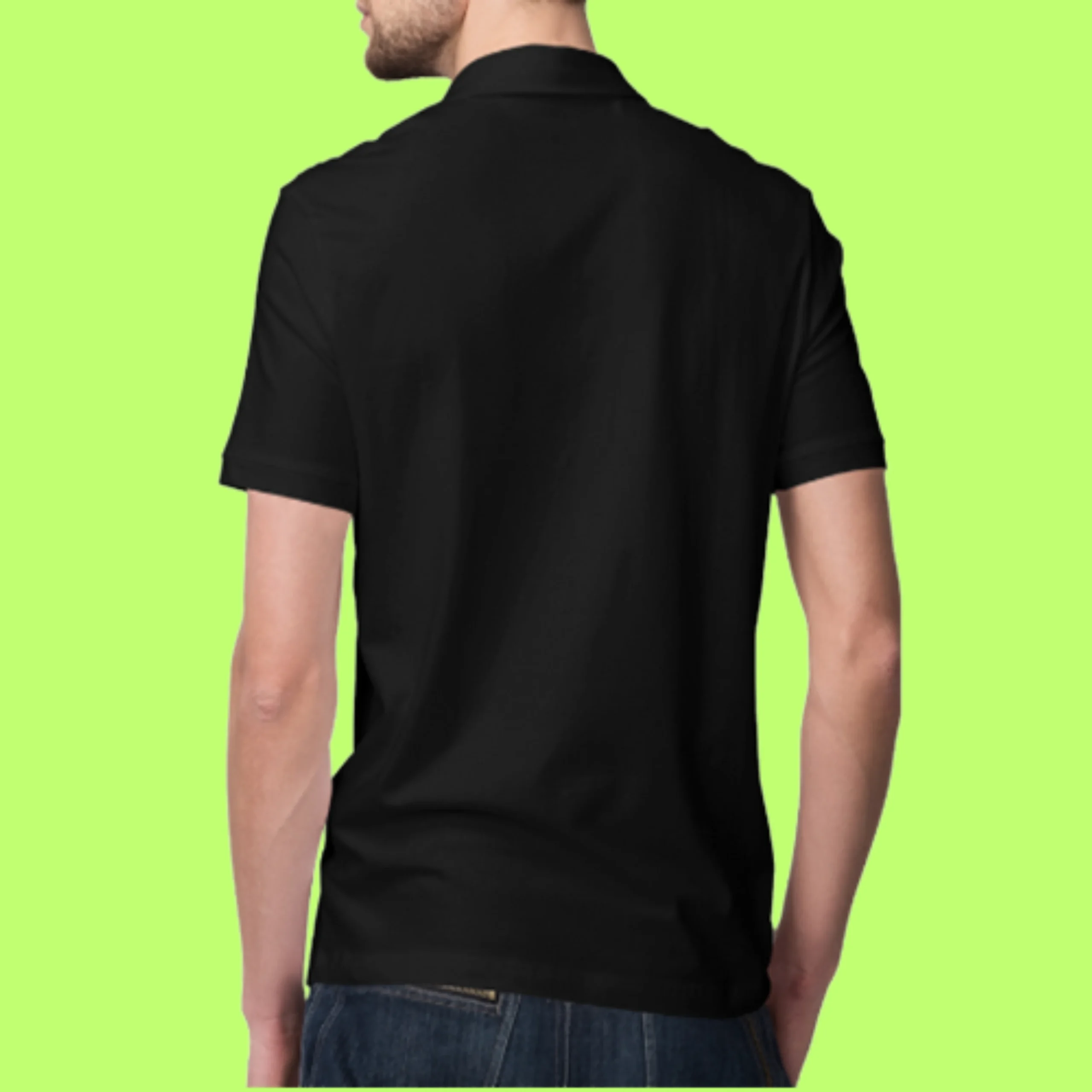 "THINK" Polo T-Shirt - Image 2