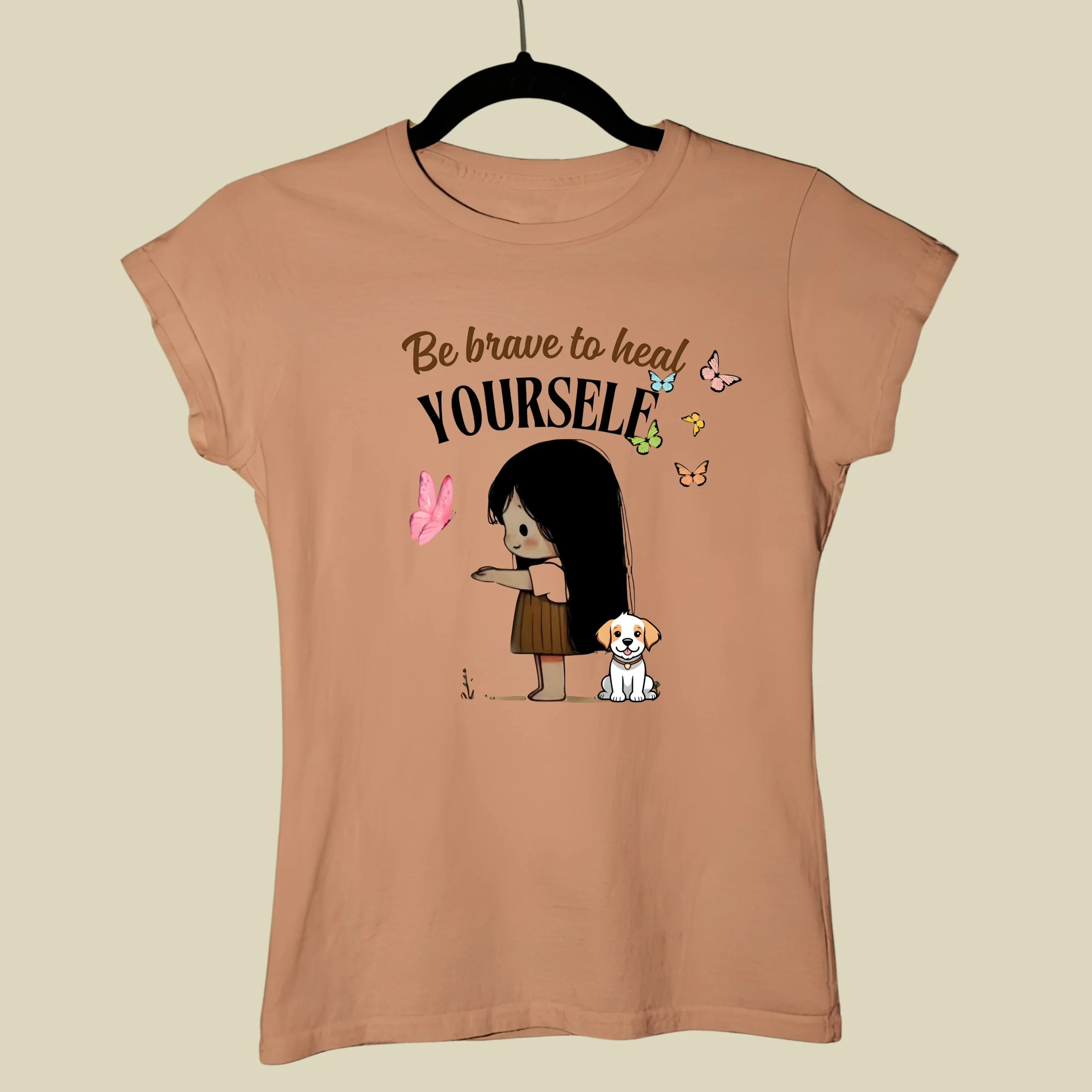 "Heal yourself" round neck