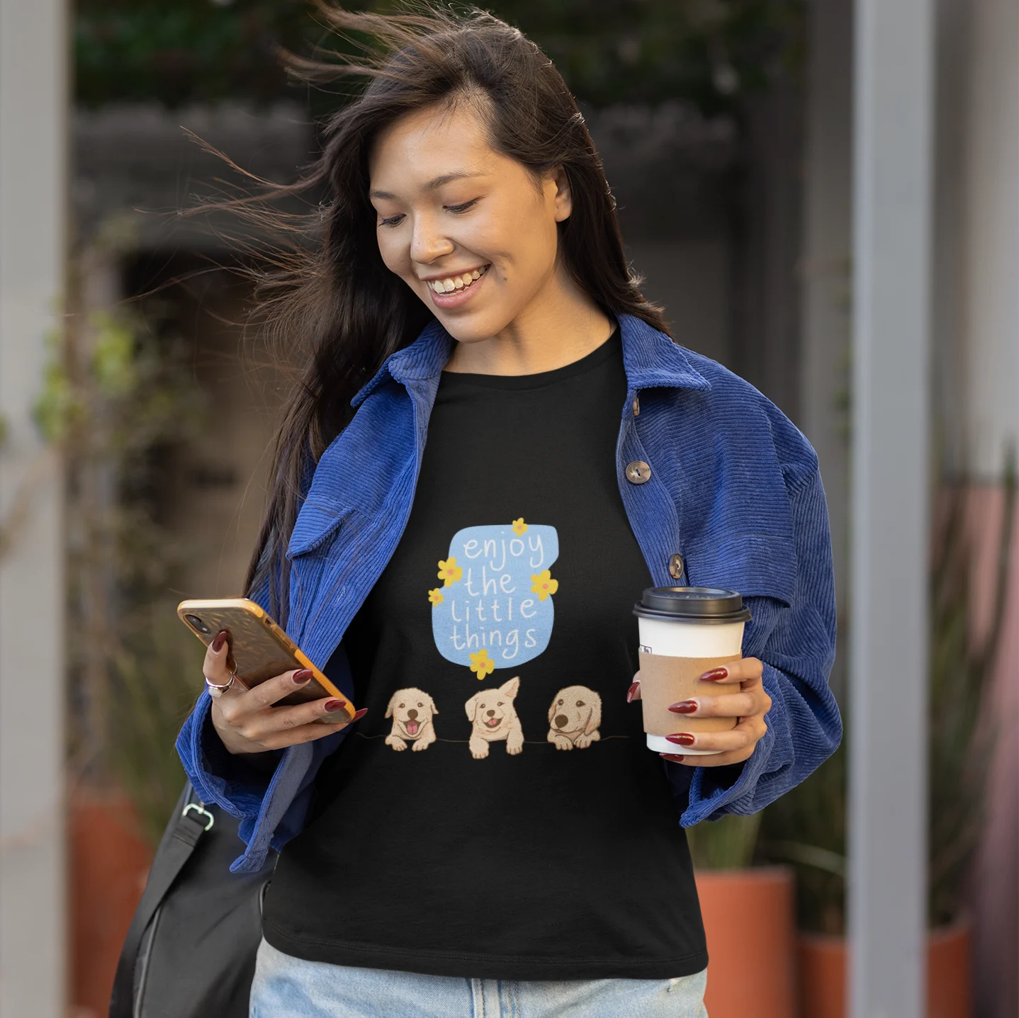 "Enjoy the Little Things" Women's Top - Image 2