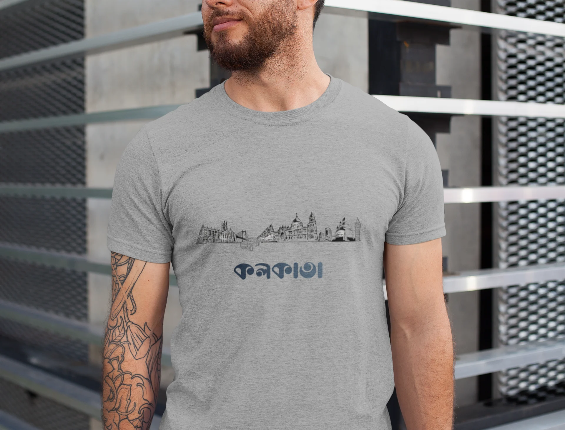 Kolkata Skyline T-Shirt - Image 2