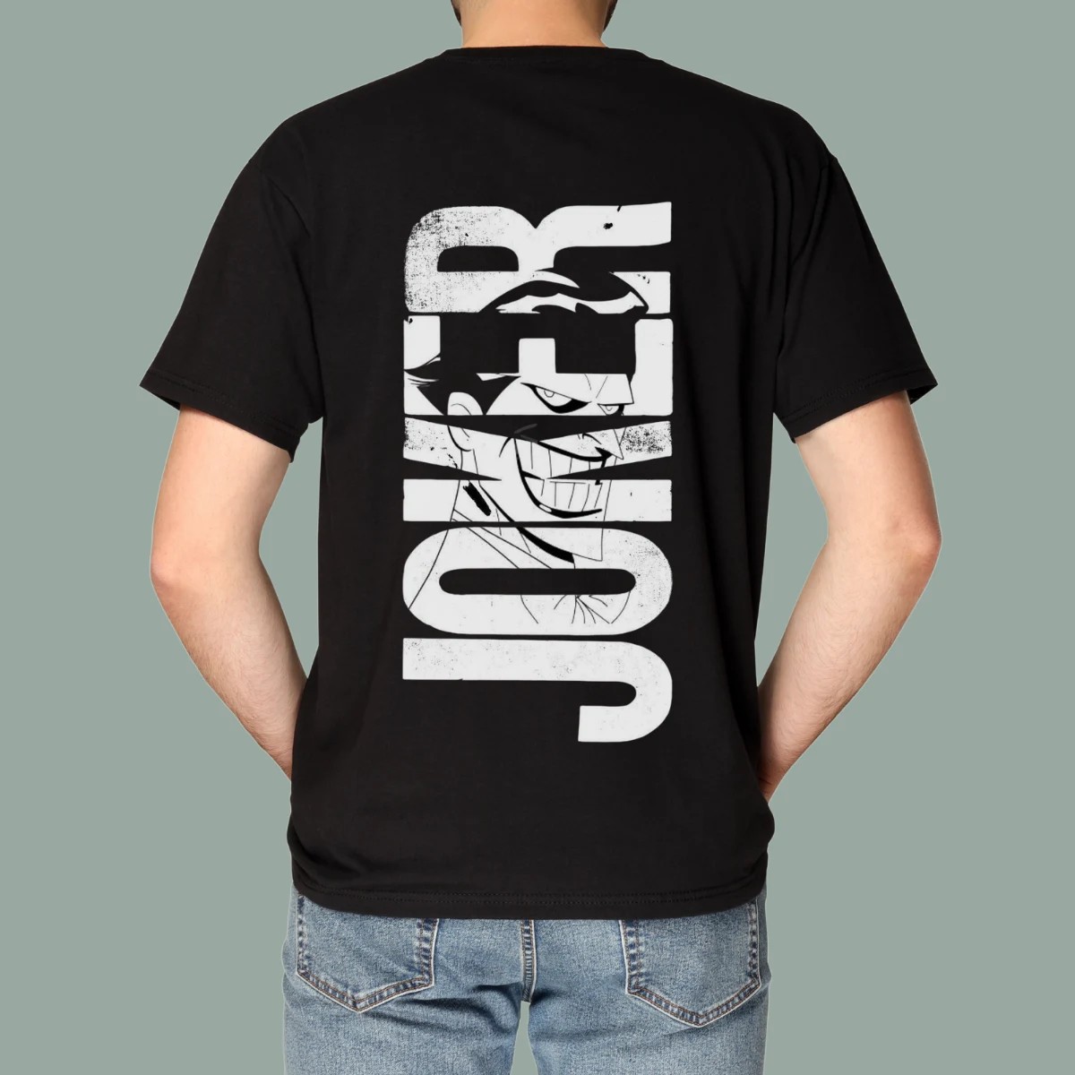 Men's Joker Graphic Oversized T-Shirt