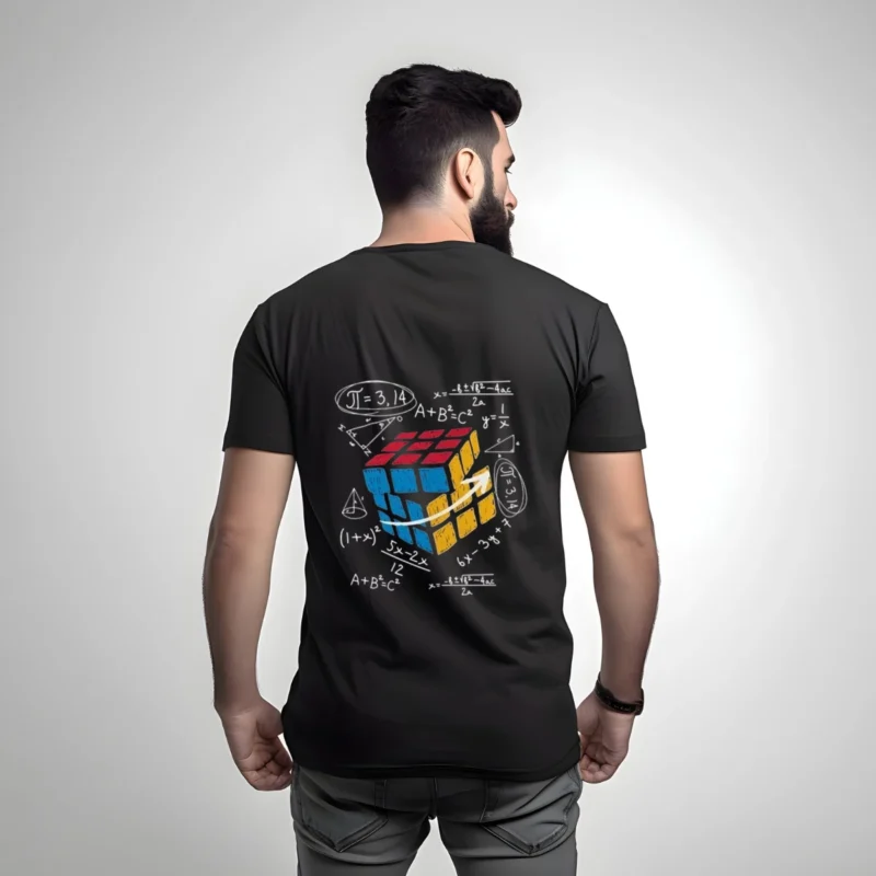 Men's Rubik's Cube Graphic T-Shirt