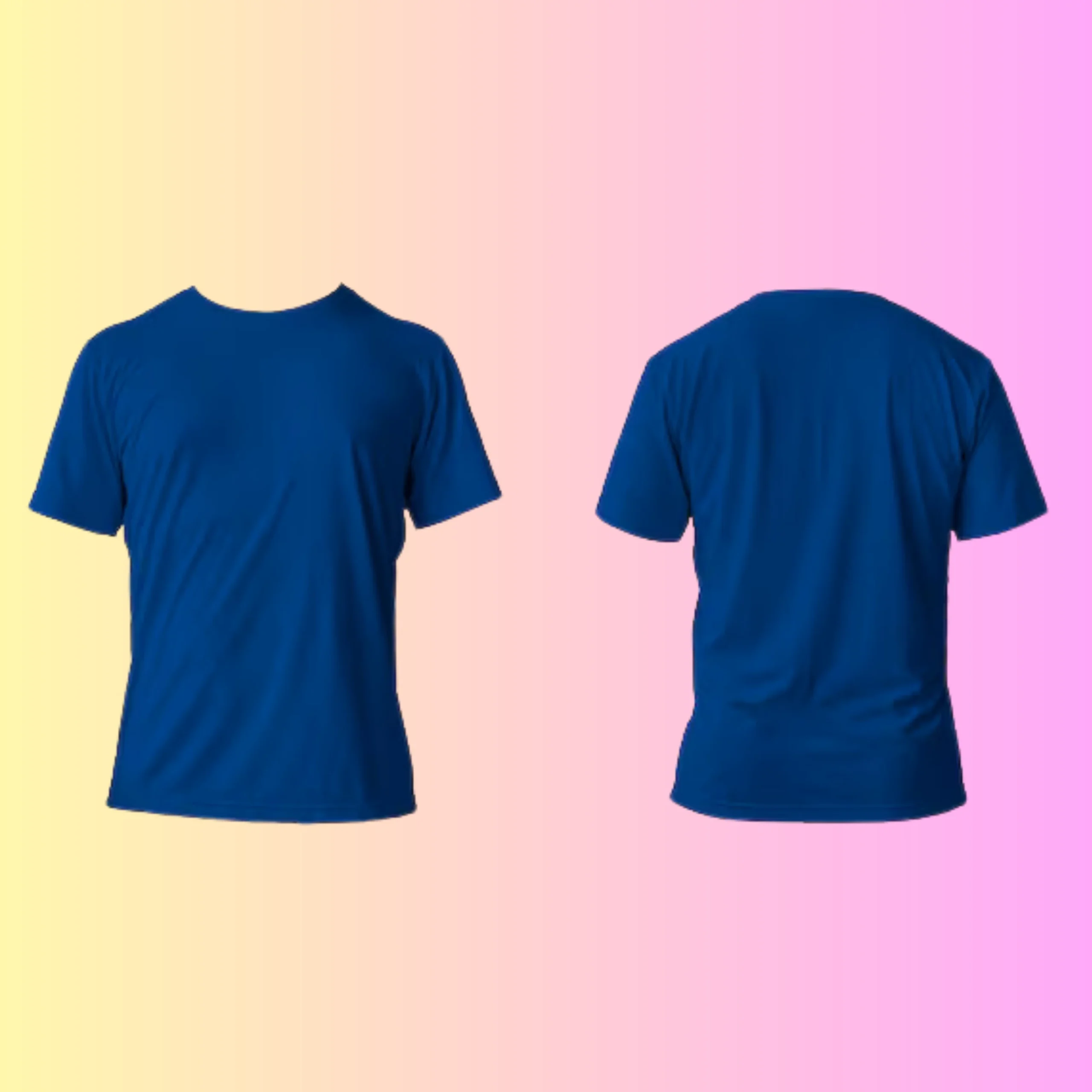 100% Cotton Bio-wash Plain T-Shirt - Image 6