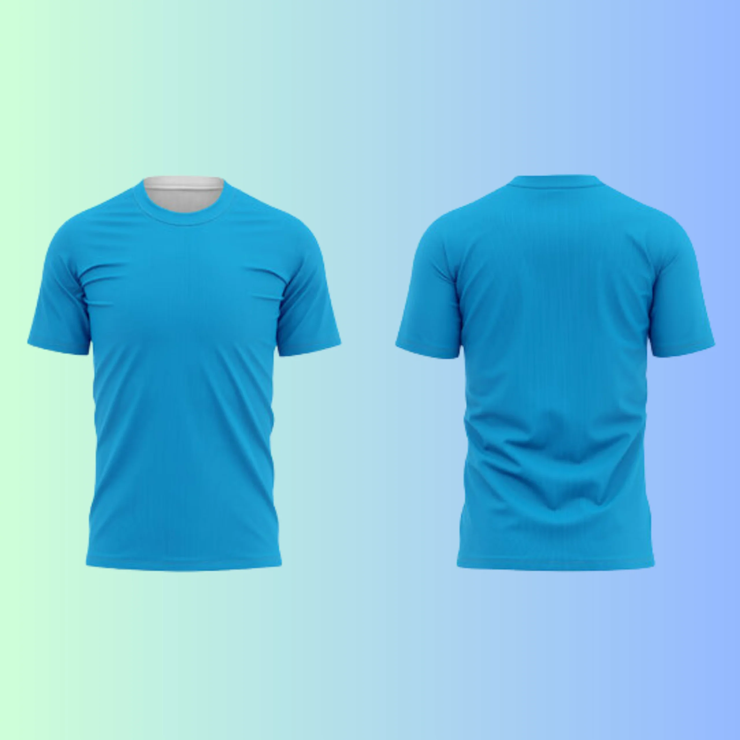 100% Cotton Bio-wash Plain T-Shirt - Image 7