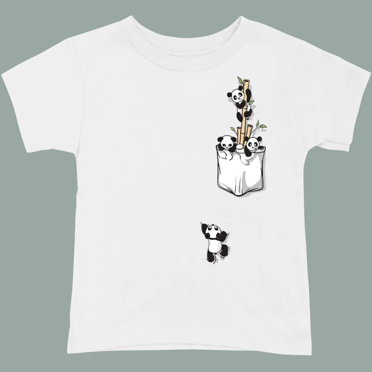 Kids' Pocket Panda Graphic T-Shirt