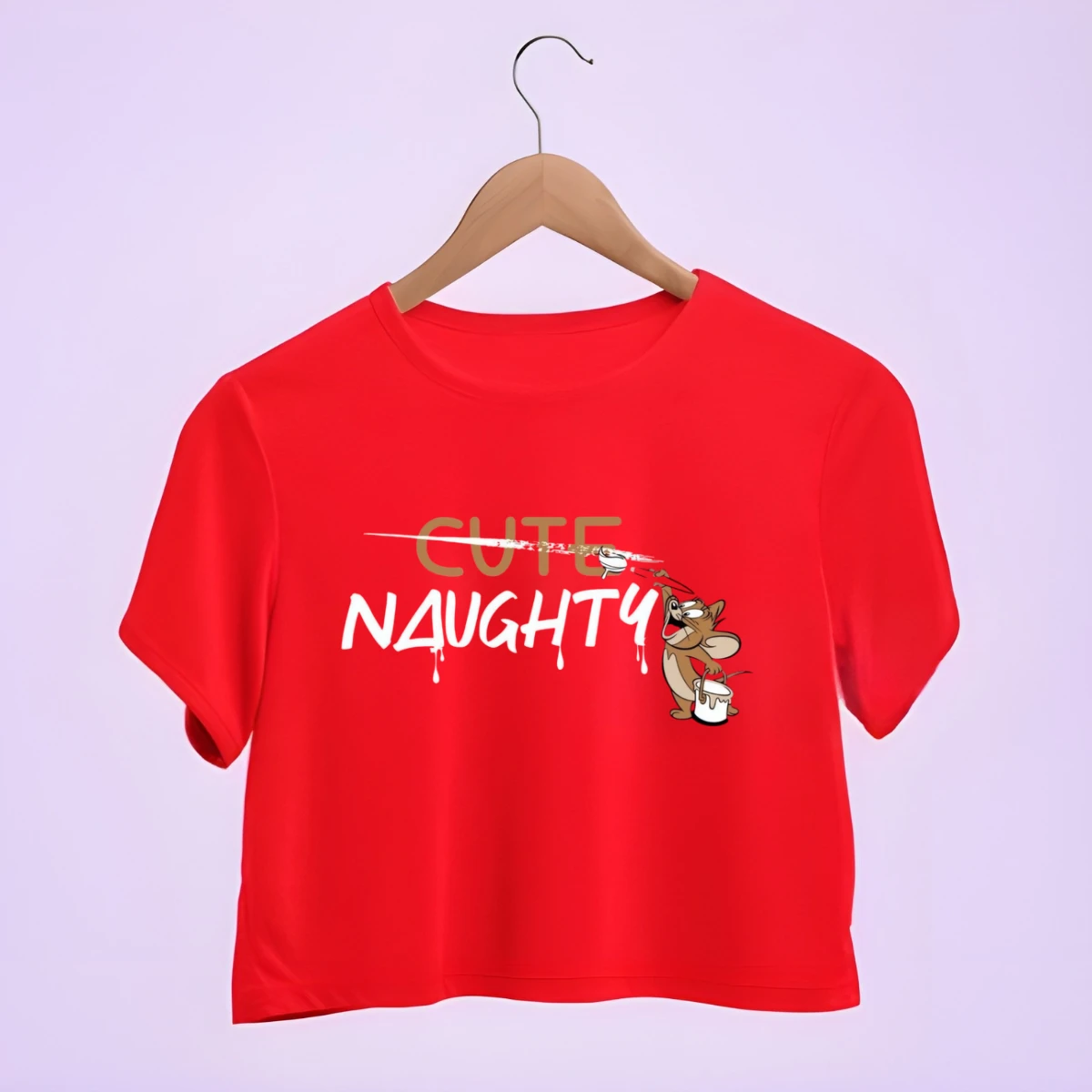 "Cute & Naughty" Crop Top