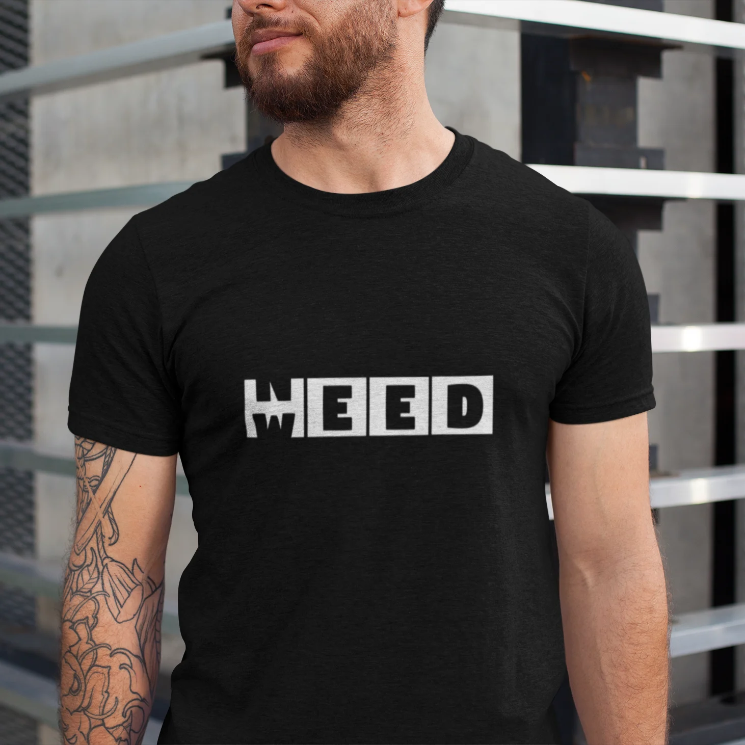 Black Graphic T-Shirt - Image 2