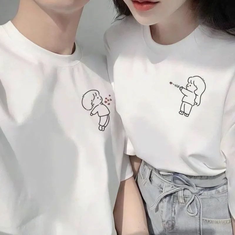Matching Couple T-Shirts – “Blown Away by Love” Design